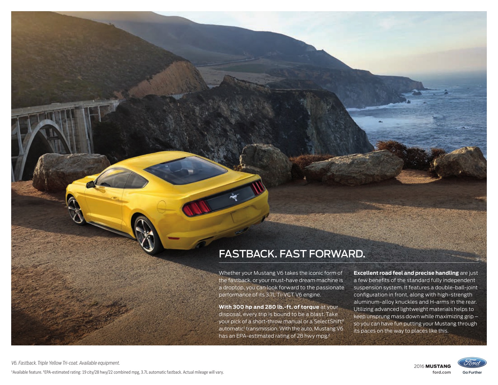 2016 Ford Mustang Brochure Page 1